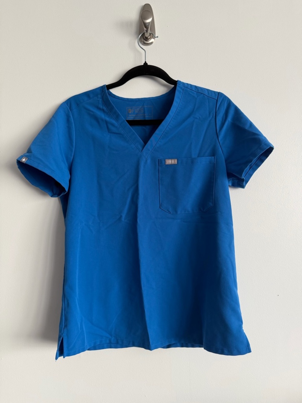 Royal Blue V-Neck FIGS Catarina Women’s Scrub Top